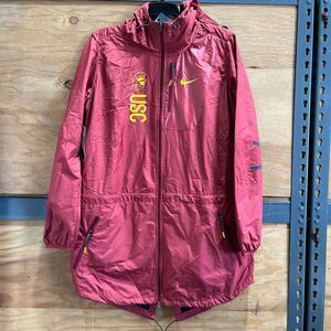 Nike USC V.Crimson Windbreaker Jacket 00034860XSC1MED Women Size M NWT